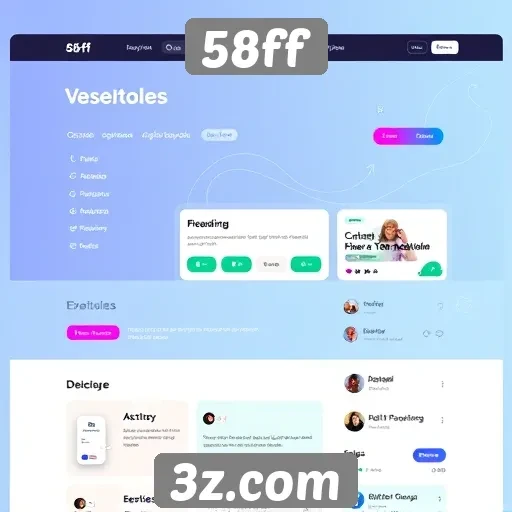 Análise da interface do site 58ff